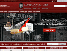 Tablet Screenshot of corradocutlery.com